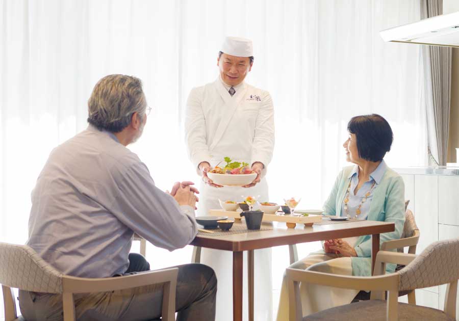 選択できる食事